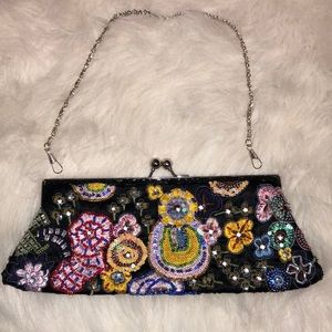 Kathy Van Zeeland vintage clutch